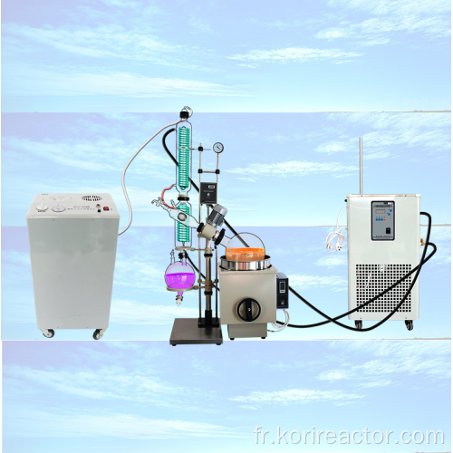 Extraction par évaporateur rotatif avec distillation Rotovap